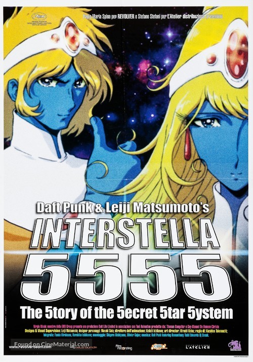 Interstella 5555: The 5tory of the 5ecret 5tar 5ystem - Italian Movie Poster