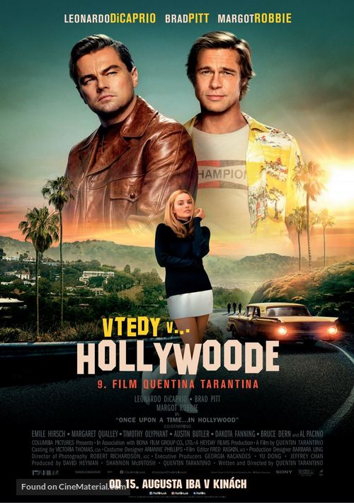 Once Upon a Time in Hollywood - Slovak Movie Poster