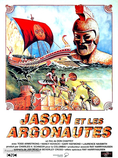 Jason and the Argonauts - French Re-release movie poster