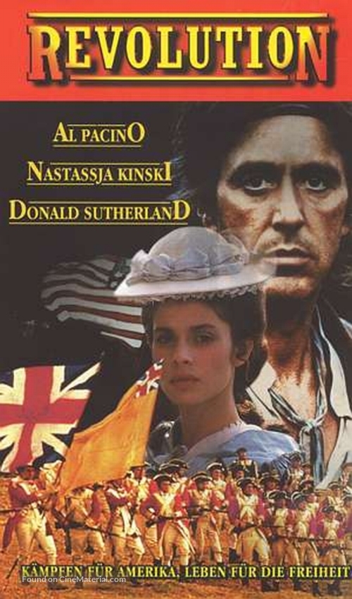 Revolution - German VHS movie cover