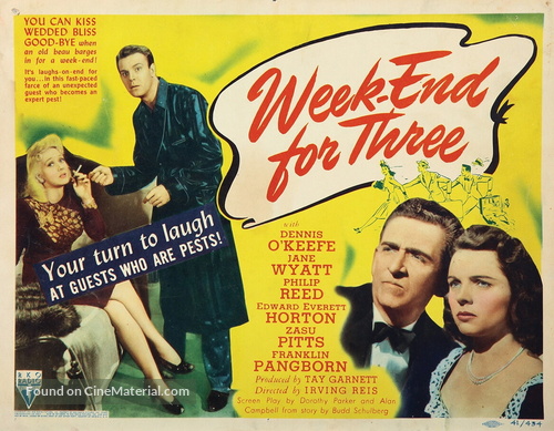 Weekend for Three - Movie Poster