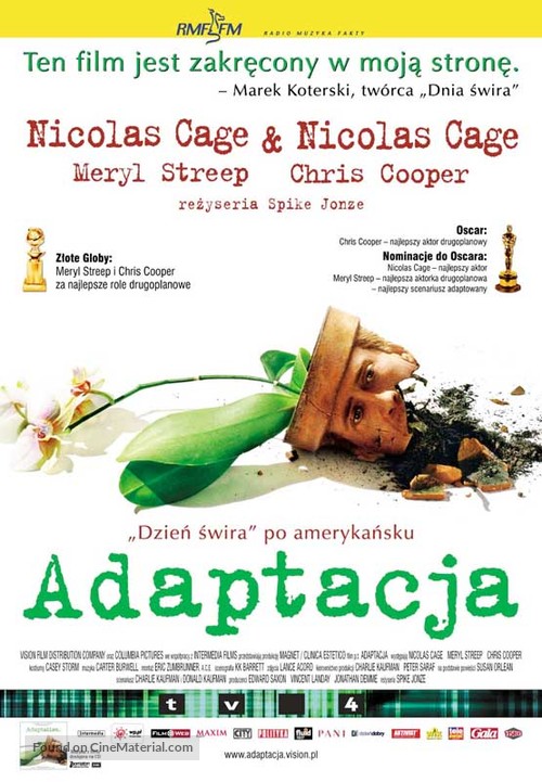 Adaptation. - Polish Movie Poster