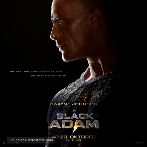 Black Adam - German Movie Poster