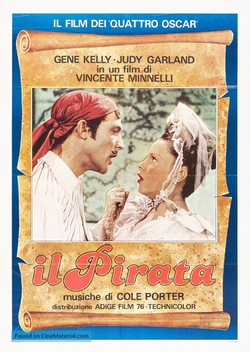 The Pirate - Italian Movie Poster