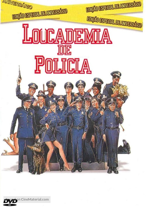 Police Academy - Brazilian DVD movie cover