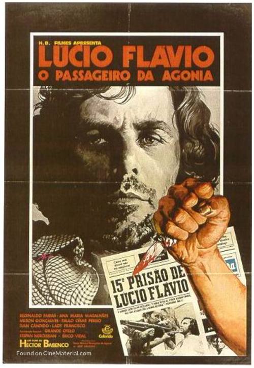 L&uacute;cio Fl&aacute;vio, o Passageiro da Agonia - Brazilian Movie Poster