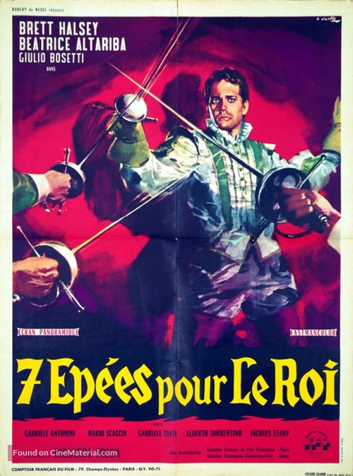 Le sette spade del vendicatore - French Movie Poster