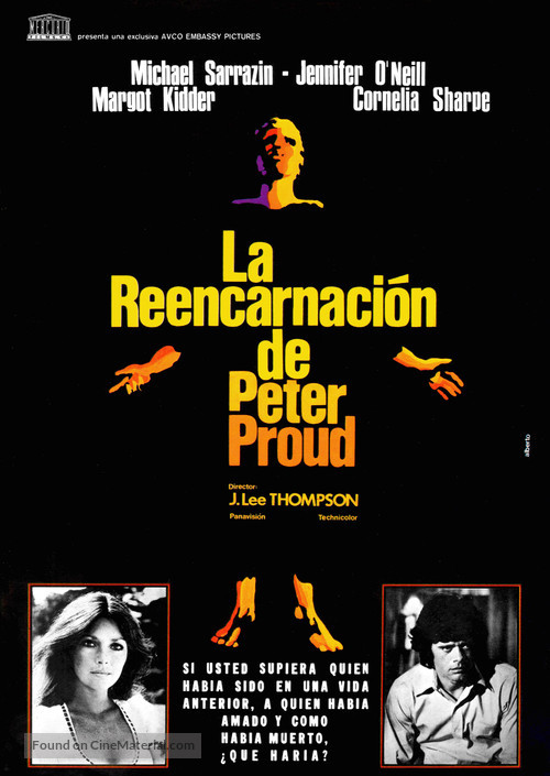 The Reincarnation of Peter Proud - Spanish Movie Poster