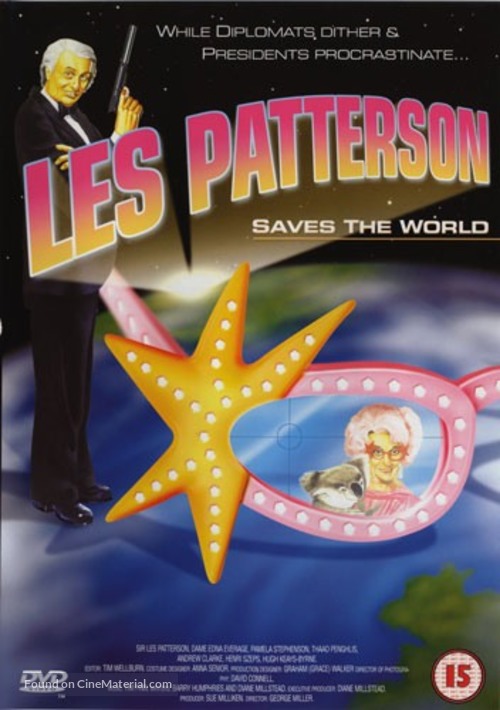 Les Patterson Saves the World - British DVD movie cover