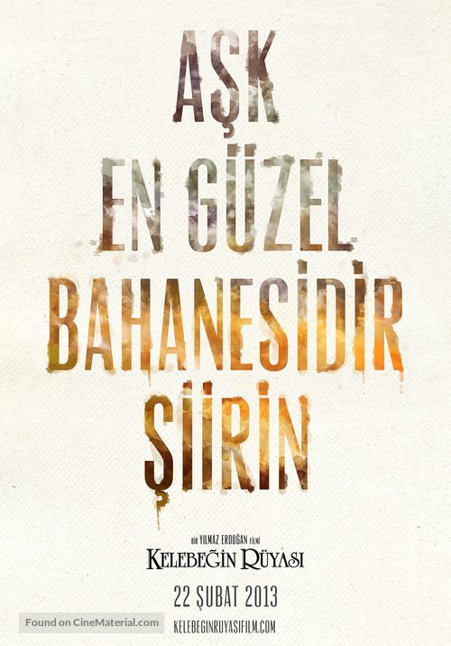 Kelebegin ruyasi - Turkish Movie Poster