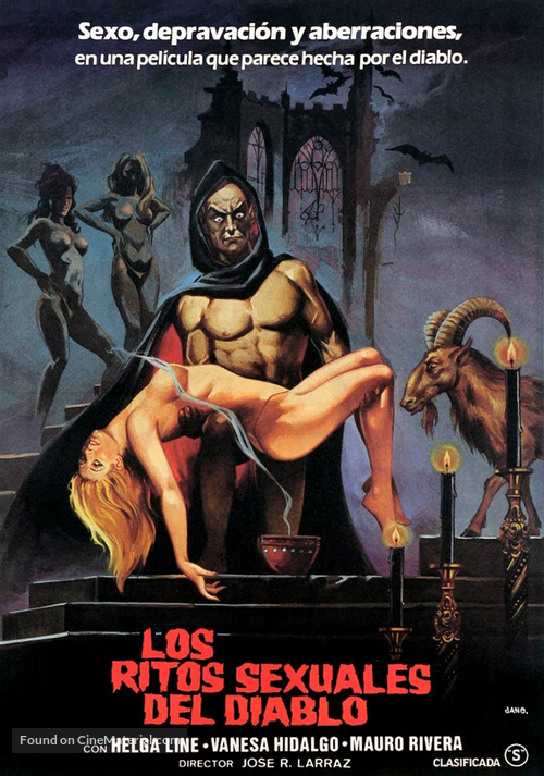 Los ritos sexuales del diablo - Spanish Movie Poster