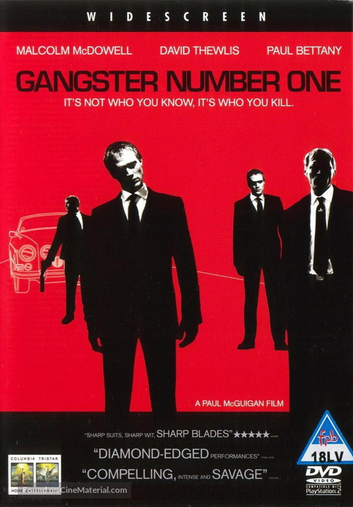 Gangster No. 1 - South African DVD movie cover