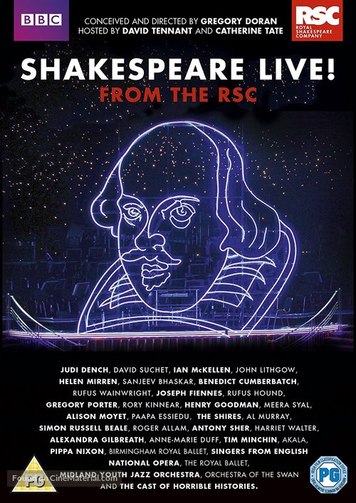 Shakespeare Live! From the RSC - British DVD movie cover