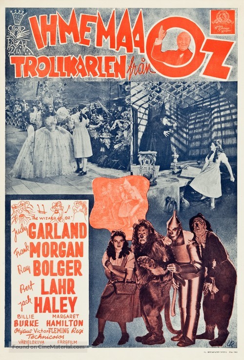 The Wizard of Oz - Finnish Movie Poster