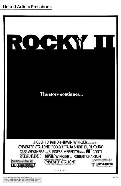 Rocky II - poster