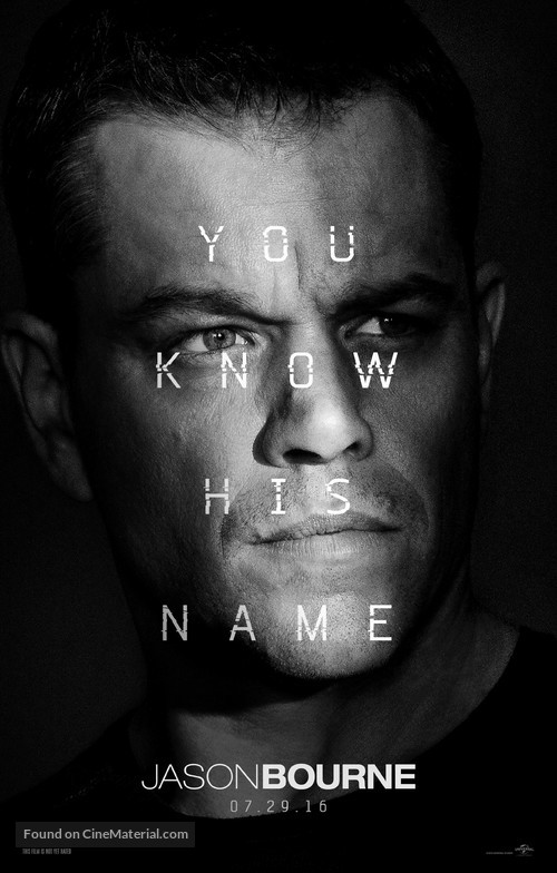 Jason Bourne - Movie Poster
