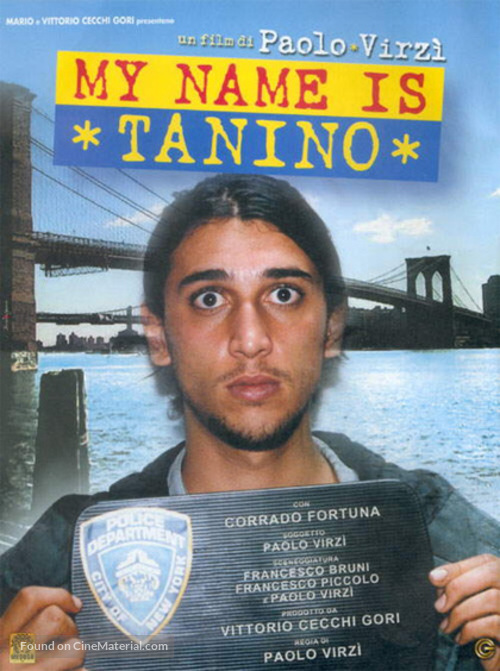 My Name Is Tanino - Italian DVD movie cover