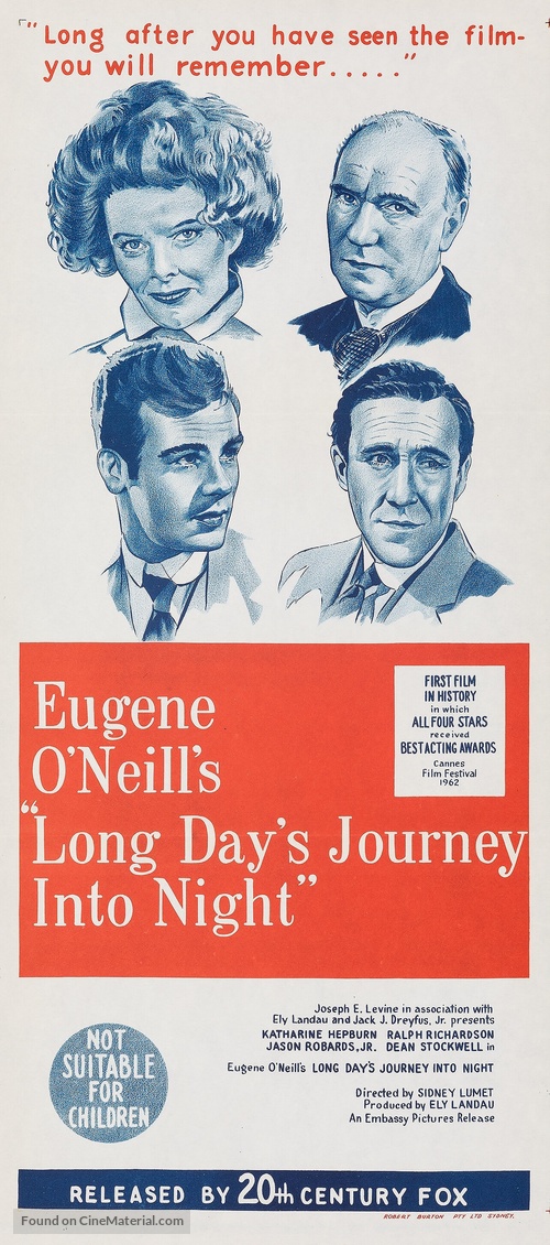 Long Day&#039;s Journey Into Night - Australian Movie Poster