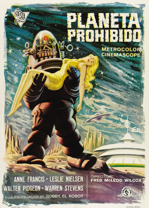 Forbidden Planet - Spanish Movie Poster
