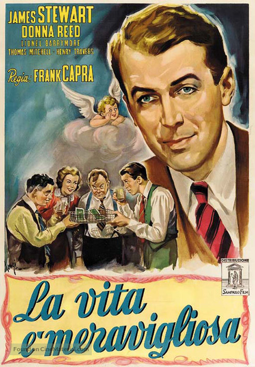 It&#039;s a Wonderful Life - Italian Movie Poster