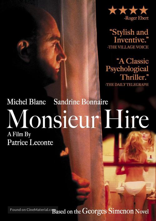 Monsieur Hire - DVD movie cover