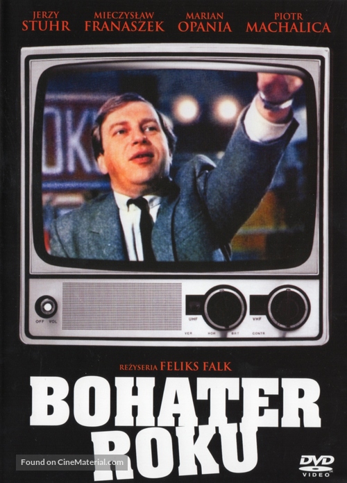 Bohater roku - Polish DVD movie cover