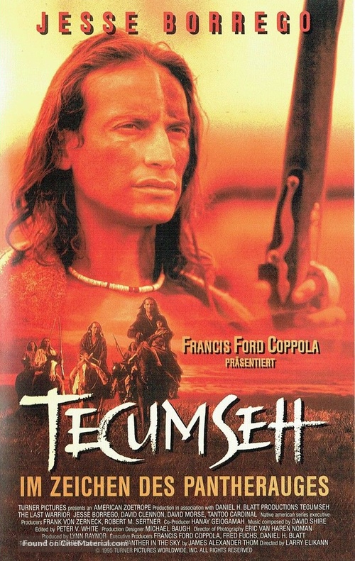 Tecumseh: The Last Warrior - German VHS movie cover