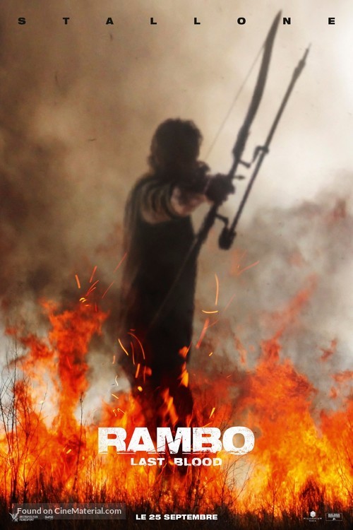 Rambo: Last Blood - French Movie Poster