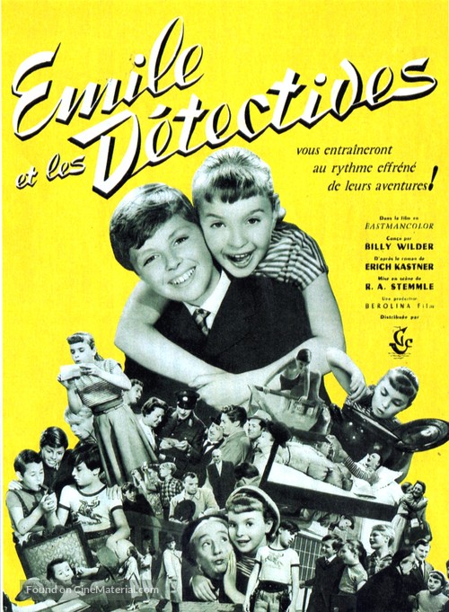 Emil und die Detektive - French Movie Poster