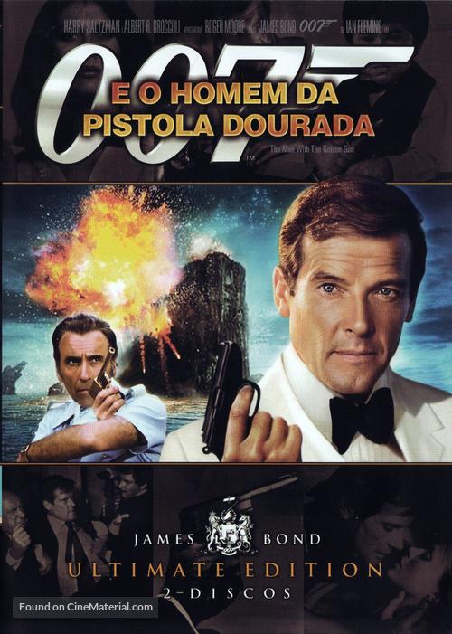 The Man With The Golden Gun - Brazilian DVD movie cover