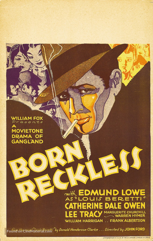 Born Reckless - Movie Poster