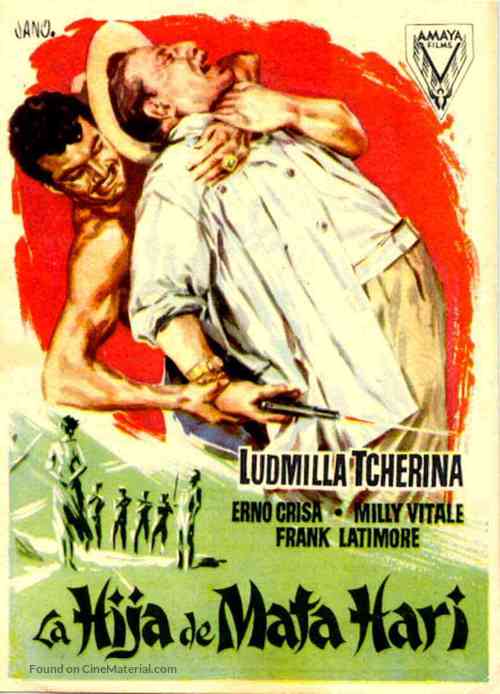 La figlia di Mata Hari - Spanish Movie Poster