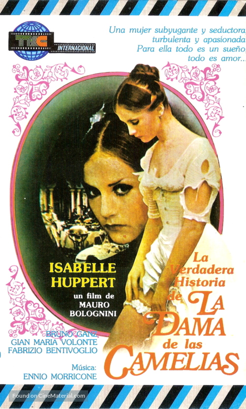 La storia vera della signora dalle camelie - Argentinian VHS movie cover