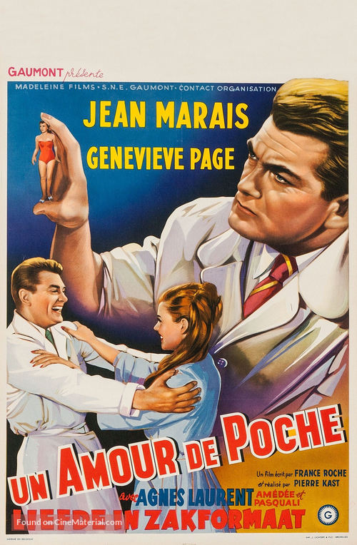 Un amour de poche - Belgian Movie Poster