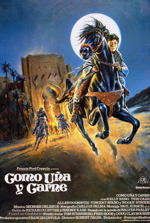 The Black Stallion Returns - Spanish Movie Poster