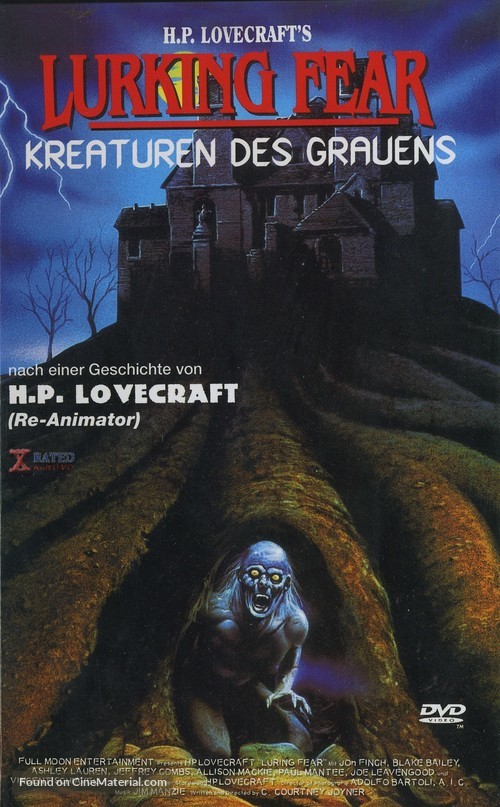 Lurking Fear - German DVD movie cover