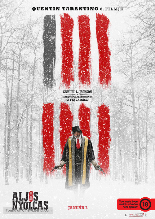 The Hateful Eight - Hungarian Movie Poster