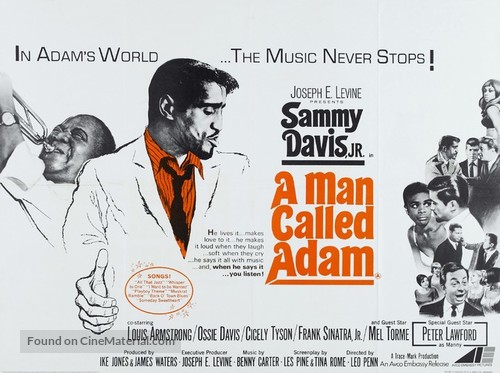 A Man Called Adam - British Movie Poster