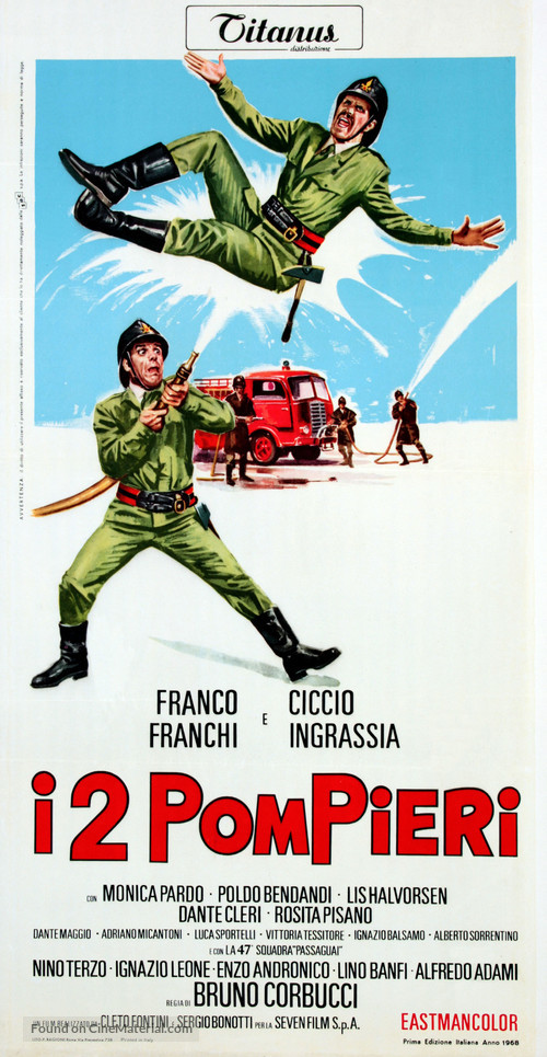 I due pompieri - Italian Movie Poster