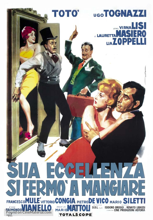 Sua Eccellenza si ferm&ograve; a mangiare - Italian Movie Poster