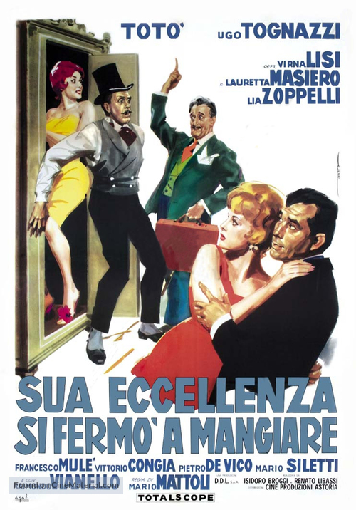 Sua Eccellenza si ferm&ograve; a mangiare - Italian Movie Poster