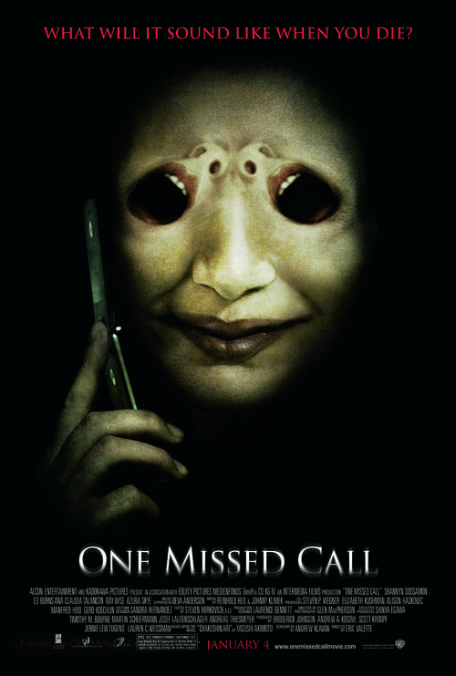 One Missed Call - Movie Poster