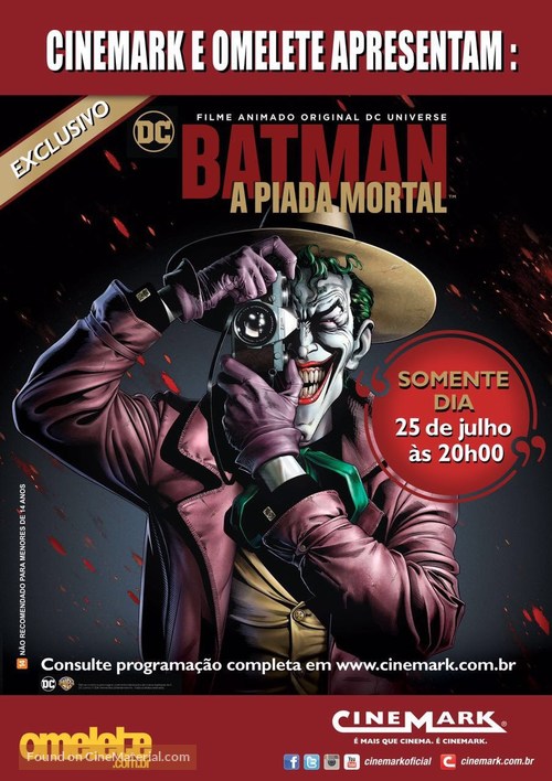 Batman: The Killing Joke - Brazilian Movie Poster
