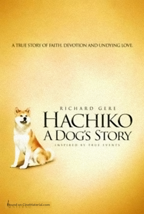 Hachi: A Dog&#039;s Tale - DVD movie cover