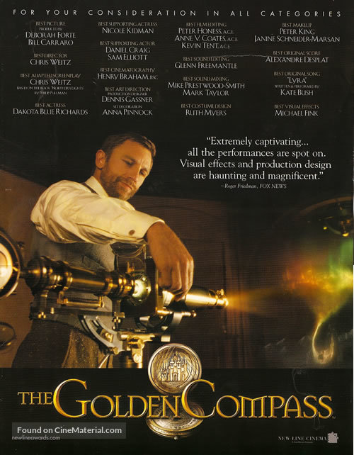 The Golden Compass - For your consideration movie poster