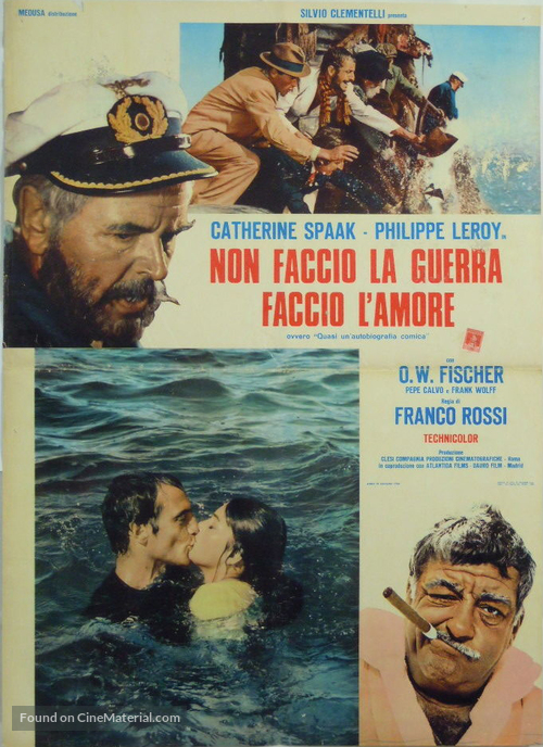 Non faccio la guerra, faccio l&#039;amore - Italian Movie Poster