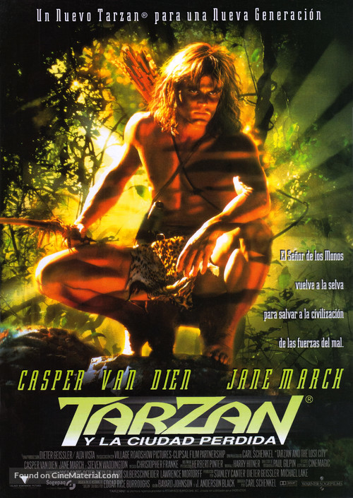 Tarzan and the Lost City - Spanish Movie Poster