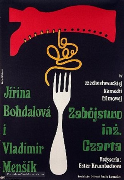 Vrazda ing. Certa - Polish Movie Poster