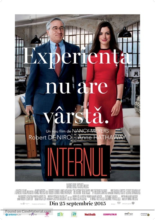 The Intern - Romanian Movie Poster