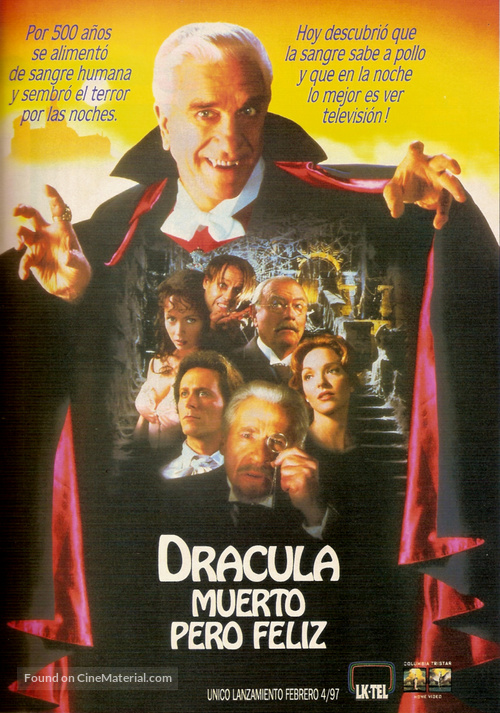 Dracula: Dead and Loving It - Argentinian Movie Poster